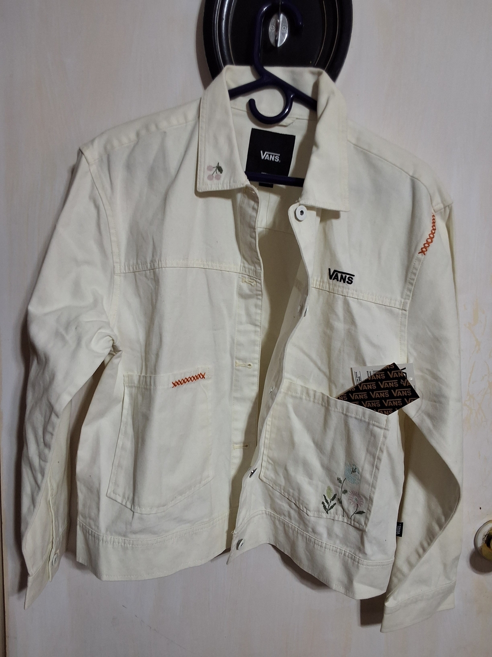 Vans "Book It" Casual Jacket with Embroidered Detail